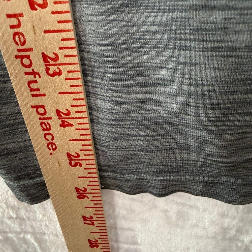 Athleta Gray Space Dye Tie Back Tank Top Athletic Yoga Women's M Sleeveless - Picture 5 of 5